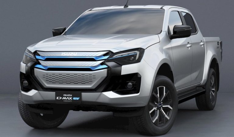 Isuzu’nun birinci elektrikli kamyoneti D-MAX seri üretime girdi